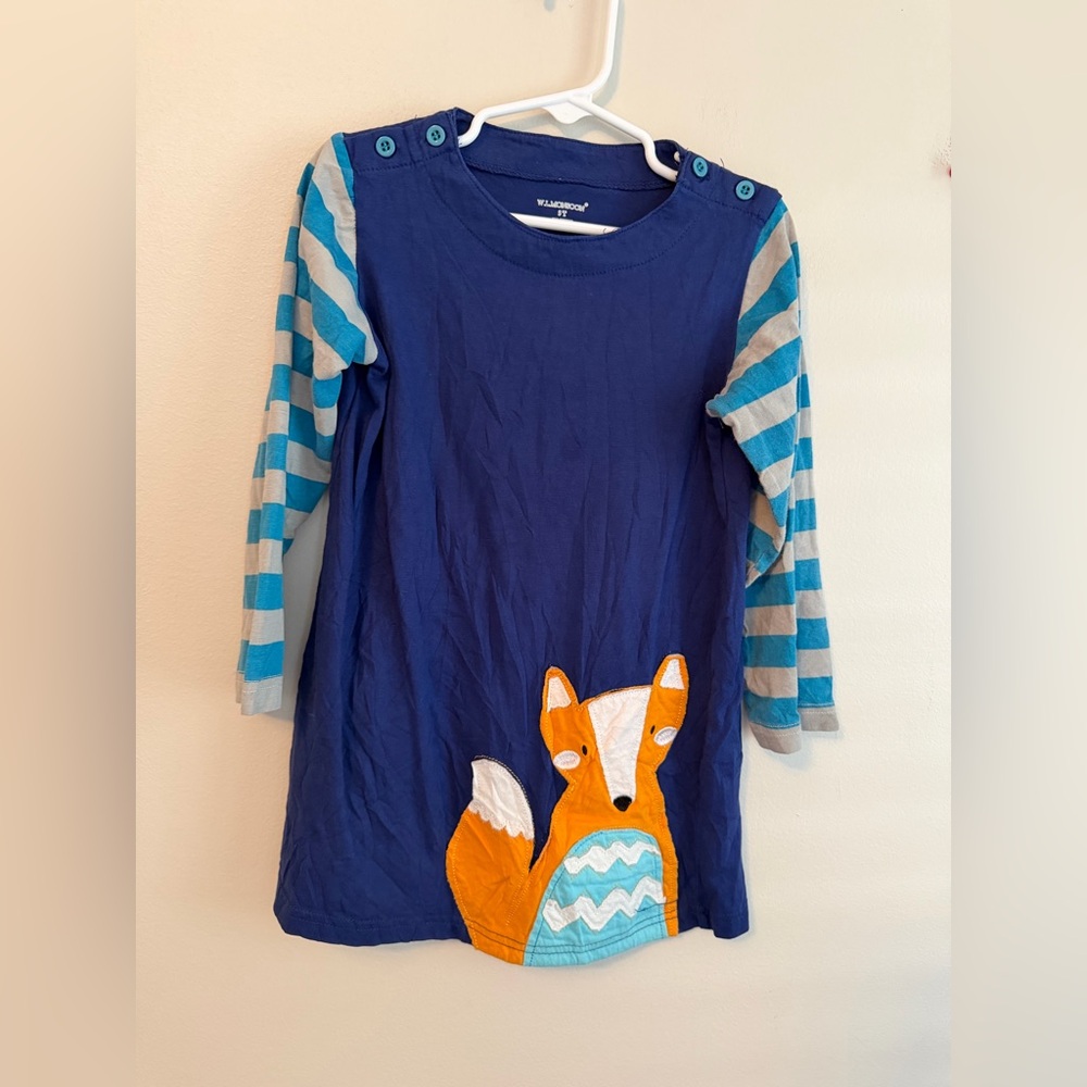 W.L. Monsoon Navy Fox Dress